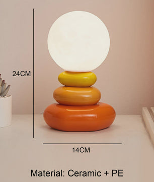 Keramische LED Tafellamp - Sfeerverlichting voor Slaapkamer & Bureau