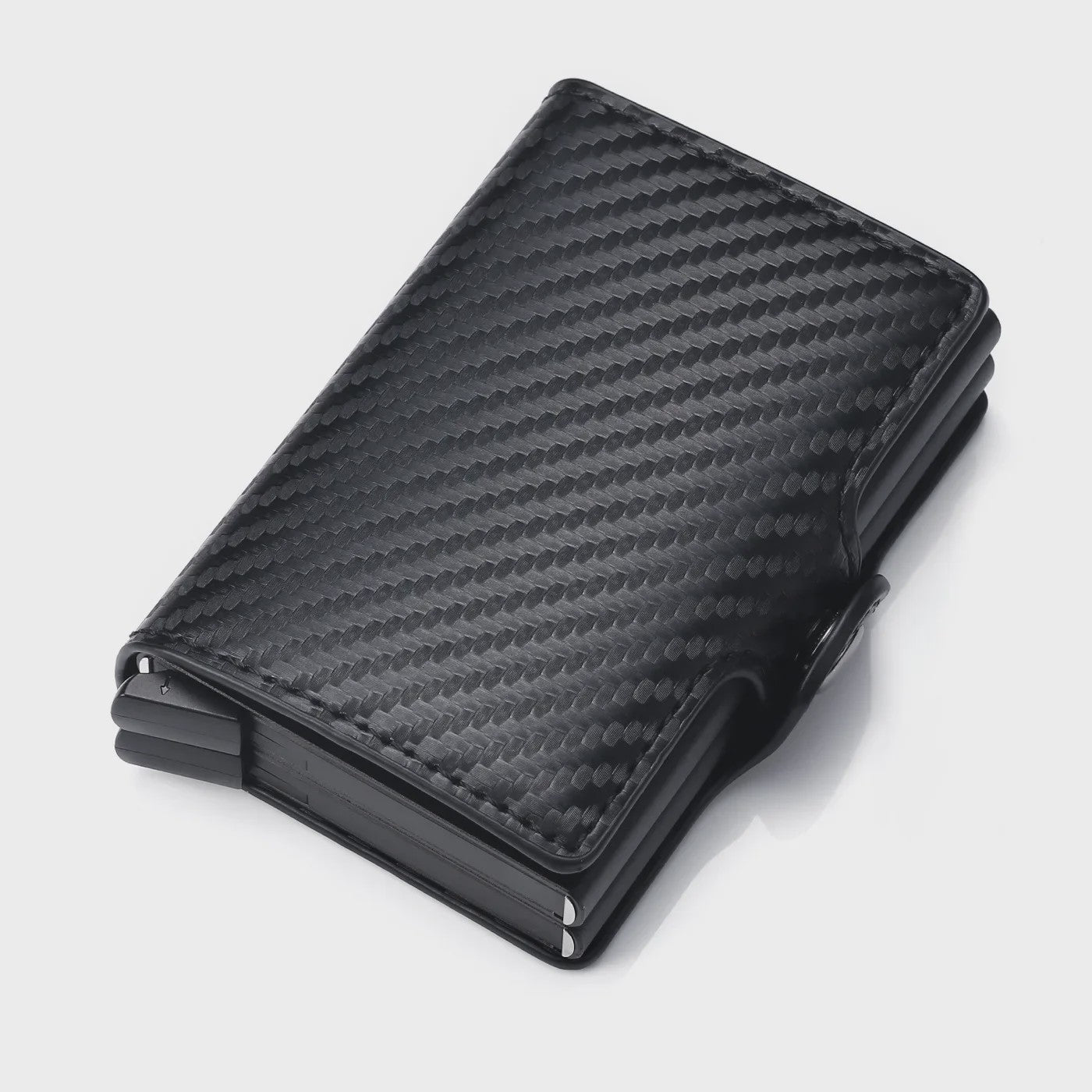 Slanke RFID-blokkerende Carbon Wallet voor Heren - 14 Kaarten