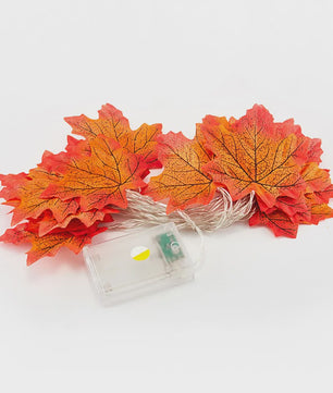 LED Slinger met Kunst Maple Bladeren - 2/3/6M - Halloween, Kerst & Thanksgiving Decoratie
