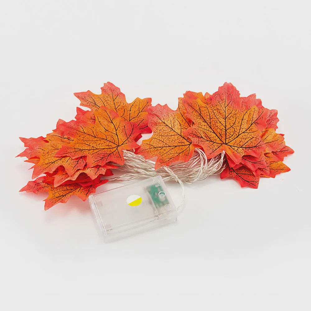LED Slinger met Kunst Maple Bladeren - 2/3/6M - Halloween, Kerst & Thanksgiving Decoratie