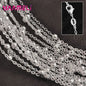 10x 925 Sterling Zilveren Collier Kettingen Set - 40-76 cm - Met Karabijnsluiting