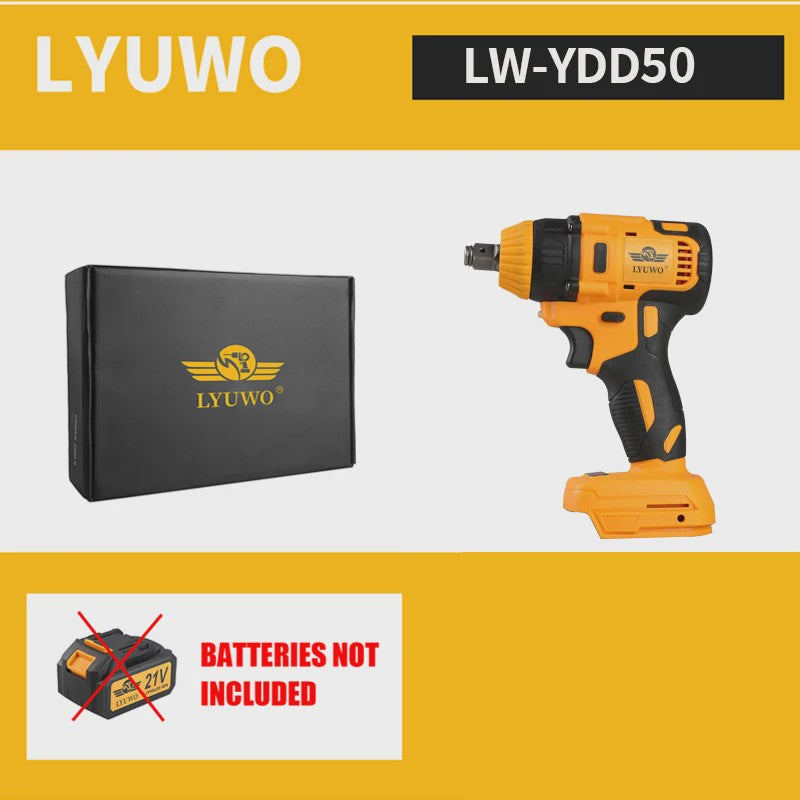 LYUWO Krachtige Brushless Elektrische Sleutel 380NM - Voor Automotive en Zwaar Werk