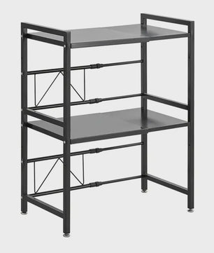 2-Laags Uittrekbare Kast Organizer - Verstelbare Keuken Opbergmand Onder Spoelbak