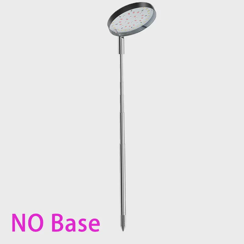 Full Spectrum LED Plantenlamp met 48 LEDs, Instelbare Hoogte & Timer