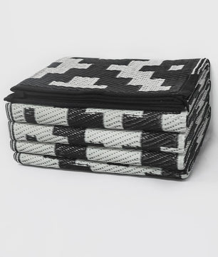 Groot Outdoor Vloerkleed - Opvouwbaar & Omkeerbaar - Plastic Riet - Voor Tuin, Camping, Strand & RV