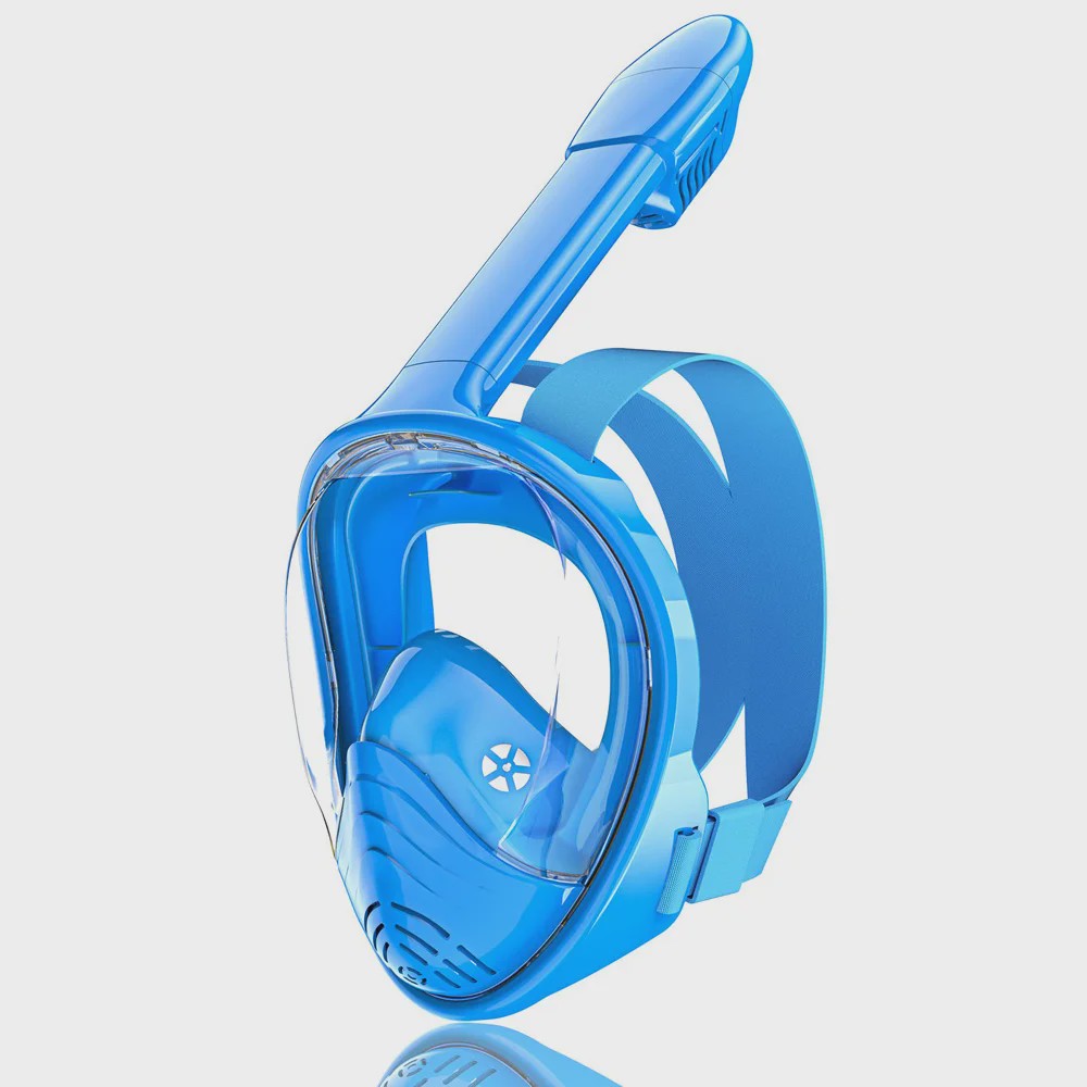 Kinder Volledig Gezicht Snorkelmasker met Camera Mount - Anti-Fog & Anti-Lek