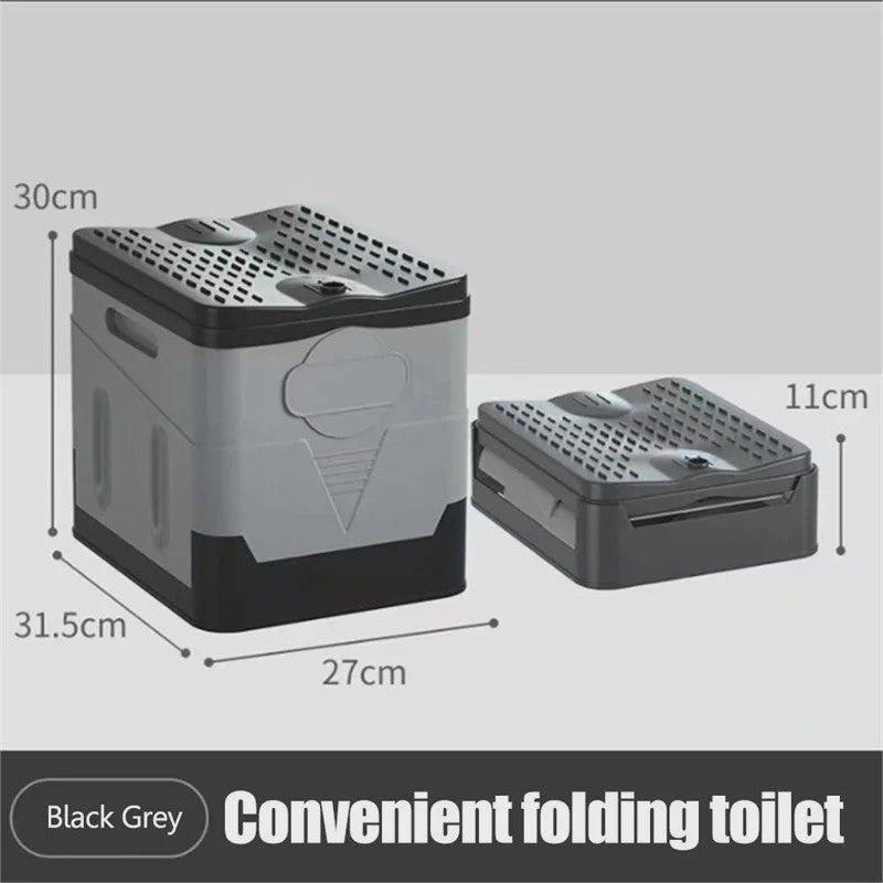 Draagbaar Opvouwbaar Toilet - Camping, Outdoor & Auto Noodgeval