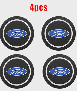 Ford Bekerhouder Matten - Antislip en Beschermend Interieur Accessoire