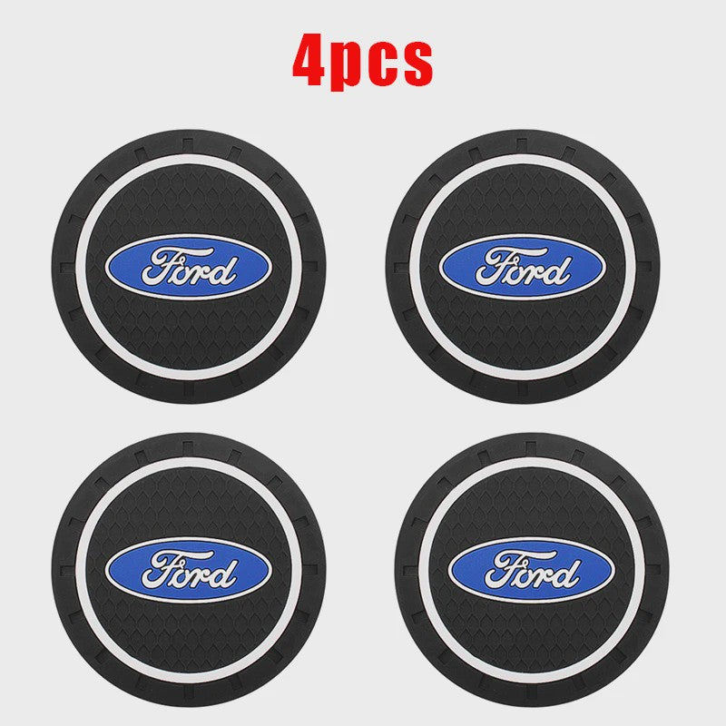 Ford Bekerhouder Matten - Antislip en Beschermend Interieur Accessoire