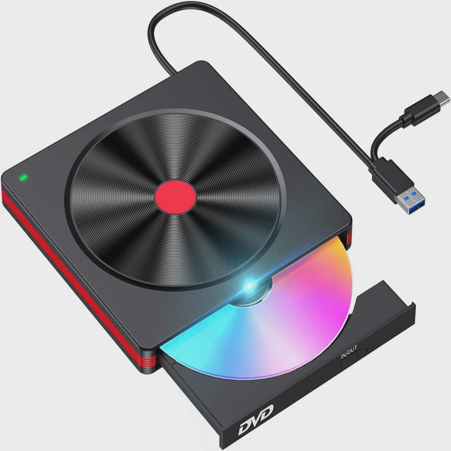 Externe USB 3.0 CD/DVD Brander & Lezer voor Laptop en PC