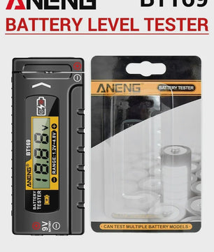 ANENG BT169 Batterij Tester: Meet AA, AAA, 9V, Lithium & Knoopcel Batterijen