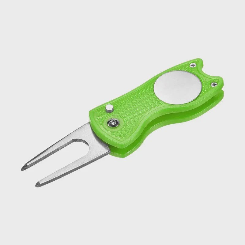 Opvouwbare Golf Divot Reparatie Tool met Magnetische Bal Marker
