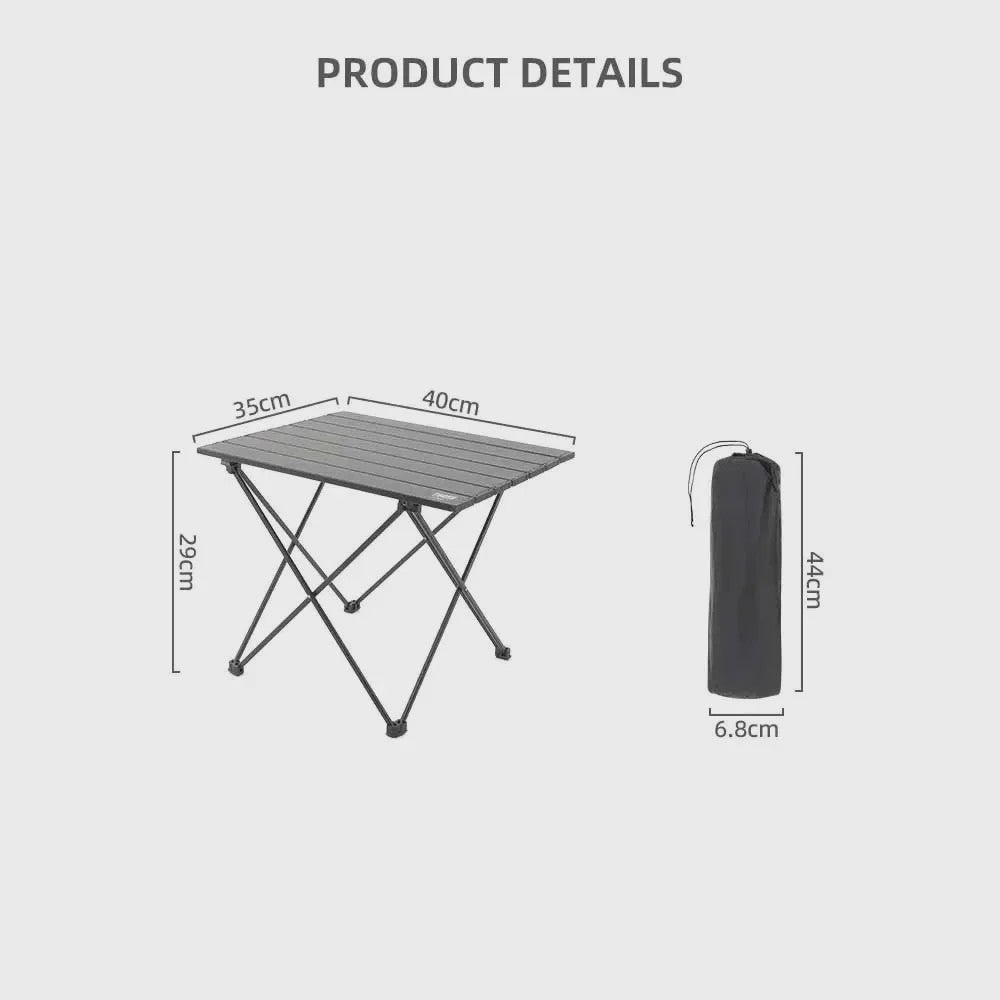 Tarka Opvouwbare Aluminium Campingtafel - Lichtgewicht & Draagbaar
