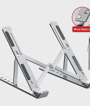 Verstelbare Aluminium Laptopstandaard - Opvouwbaar & Draagbaar
