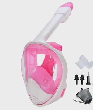 Full Face Snorkelmasker met Afneembare Camera Mount - Anti-condens & Anti-lek