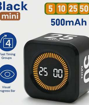 Visuele Flip Timer Kubus met LED Scherm & Gravity Sensor - Tijdmanagement Tool