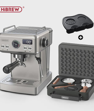 HiBREW H10A Semi-Automatische Espressomachine - 20 Bar, Instelbare Temperatuur & 58mm Portafilter