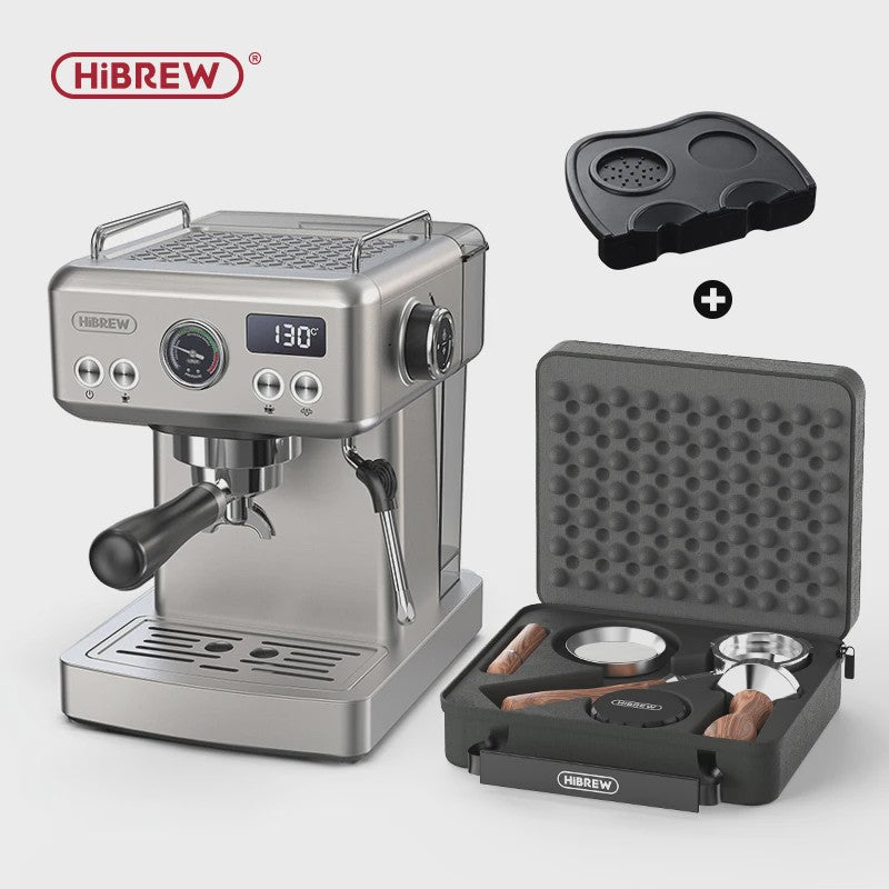 HiBREW H10A Semi-Automatische Espressomachine - 20 Bar, Instelbare Temperatuur & 58mm Portafilter
