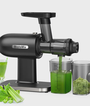 BioloMix Slowjuicer - Koude Persing, Hoge Sapopbrengst & Stille Werking