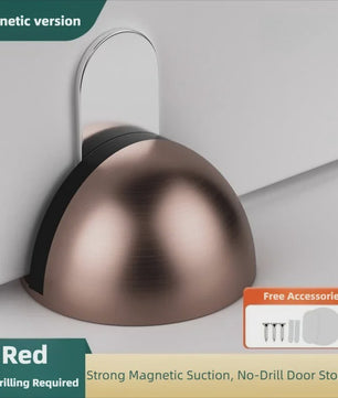 RVS Magneet Deurstops - Stootvrij, Zonder Boren & Stille Buffer