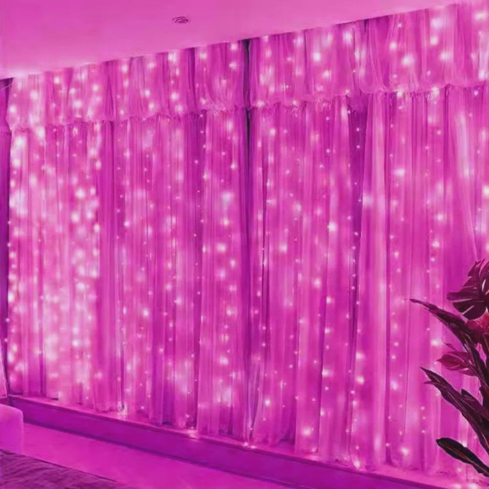 LED Gordijn Lichtjes met Afstandsbediening - USB Feestverlichting voor Huis, Bruiloft & Kerst