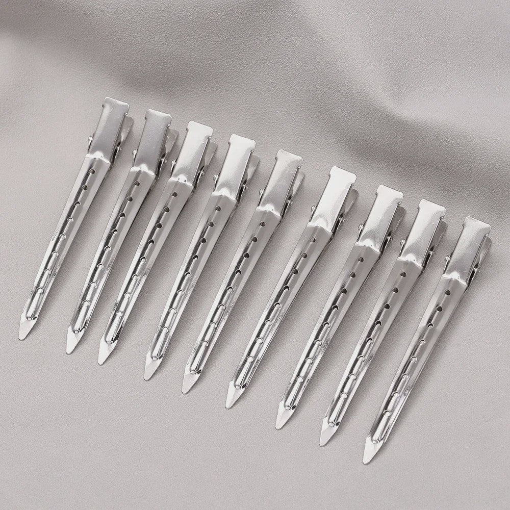Professionele Haarclips Set - Metalen Kappers Clips voor Styling & Sectie