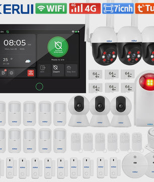 KERUI G70 Tuya Smart Home Alarm Systeem met 7-inch Touchscreen & WiFi+4G