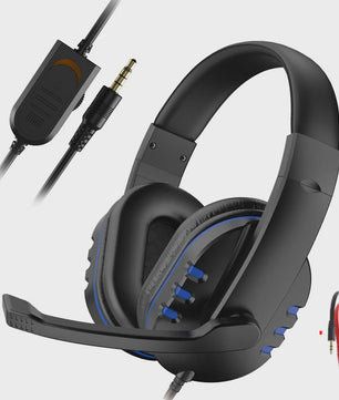 Gaming Headset met Microfoon en Volumeregeling - Bedraad 3.5mm voor PC, PS4, Xbox