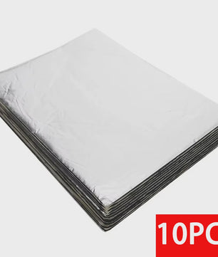 10x Geluidsisolatie Katoen met Aluminiumfolie - Zelfklevend, 25x18.5cm