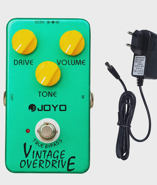 JOYO JF-01 Vintage Overdrive Gitaarpedaal - Breed Gainbereik voor Blues & Rock