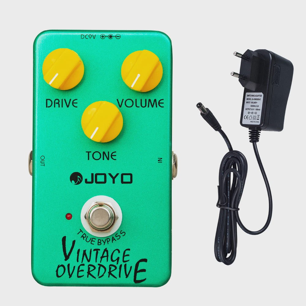 JOYO JF-01 Vintage Overdrive Gitaarpedaal - Breed Gainbereik voor Blues & Rock