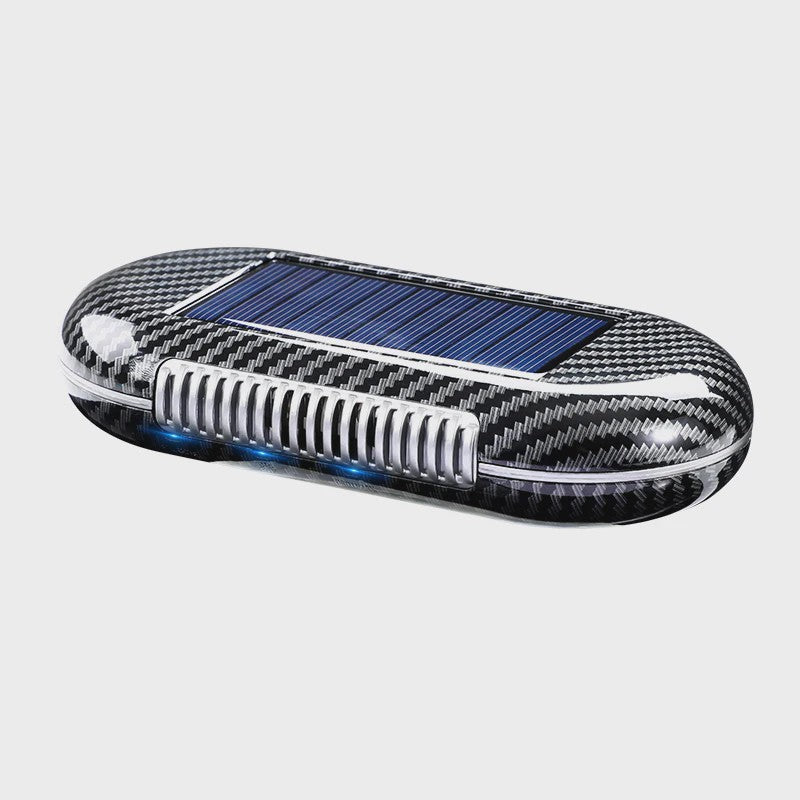 Zonne-energie Auto Luchtzuiveraar met Sensor voor Frisse Lucht