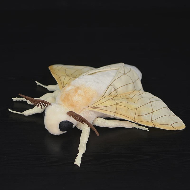 Kawaii Pluche Rose Maple Moth Pop - Schattig Insect Speelgoed Cadeau