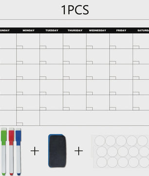 Extra Grote Herschrijfbare Wandkalender Poster - Maandplanner 100x65cm
