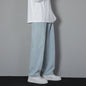 Klassieke Heren Jeans met Wijde Pijpen - Casual Denim Broek in Lichtblauw, Grijs & Zwart