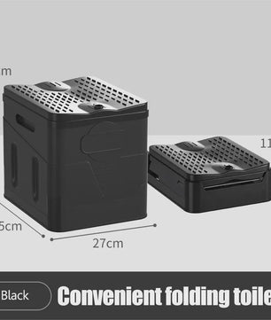 Draagbaar Opvouwbaar Toilet - Ideaal voor Camping, Reizen & Noodgevallen