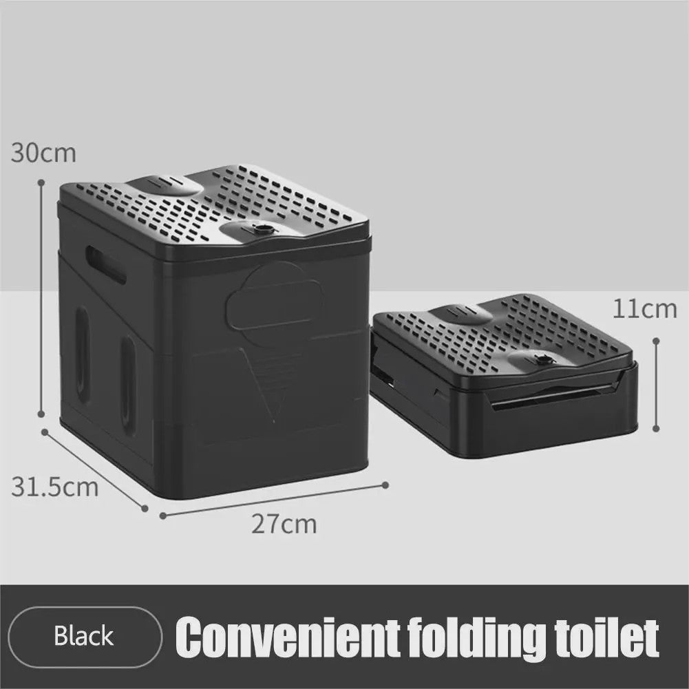 Draagbaar Opvouwbaar Toilet - Ideaal voor Camping, Reizen & Noodgevallen