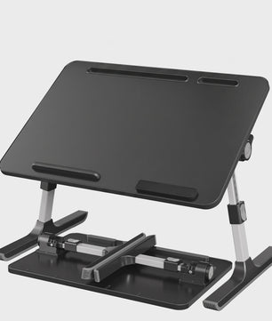 Verstelbare Laptoptafel voor Bed & Bank - Inklapbaar, Met Tablet/Telefoonhouder