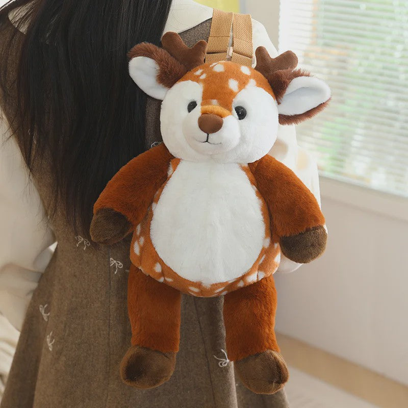 Pluche Dieren Rugzak - 40cm Schattige Knuffel Schoudertas voor Kinderen