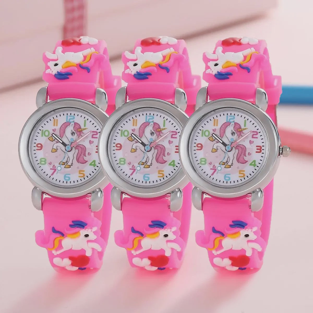Unicorn Kinderhorloge - Kleurrijk Quartz Horloge voor Kinderen en Studenten