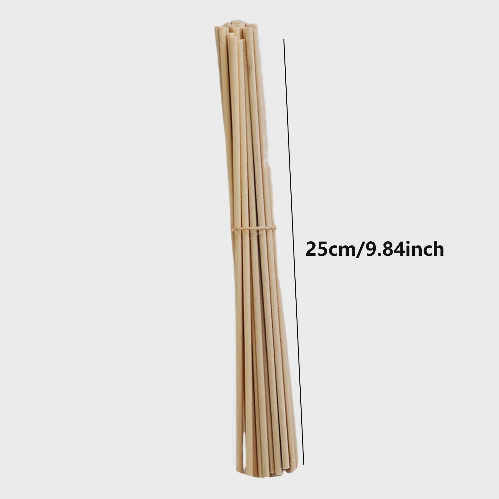 100 Stuks Rietstokjes voor Diffusers - 3mm x 20cm - Zwart, Wit & Naturel