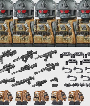 Bouwstenen Militaire Special Forces Commando Figuren met Wapens