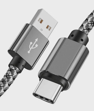 Nylon USB-C Laadkabel - Snel Opladen & Data Transfer voor Huawei, Samsung & Android (1/2/3M)