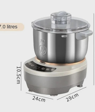 Professionele Deegmenger & Rijsmachine met Fermentatie - 5L/7L Roestvrij Staal