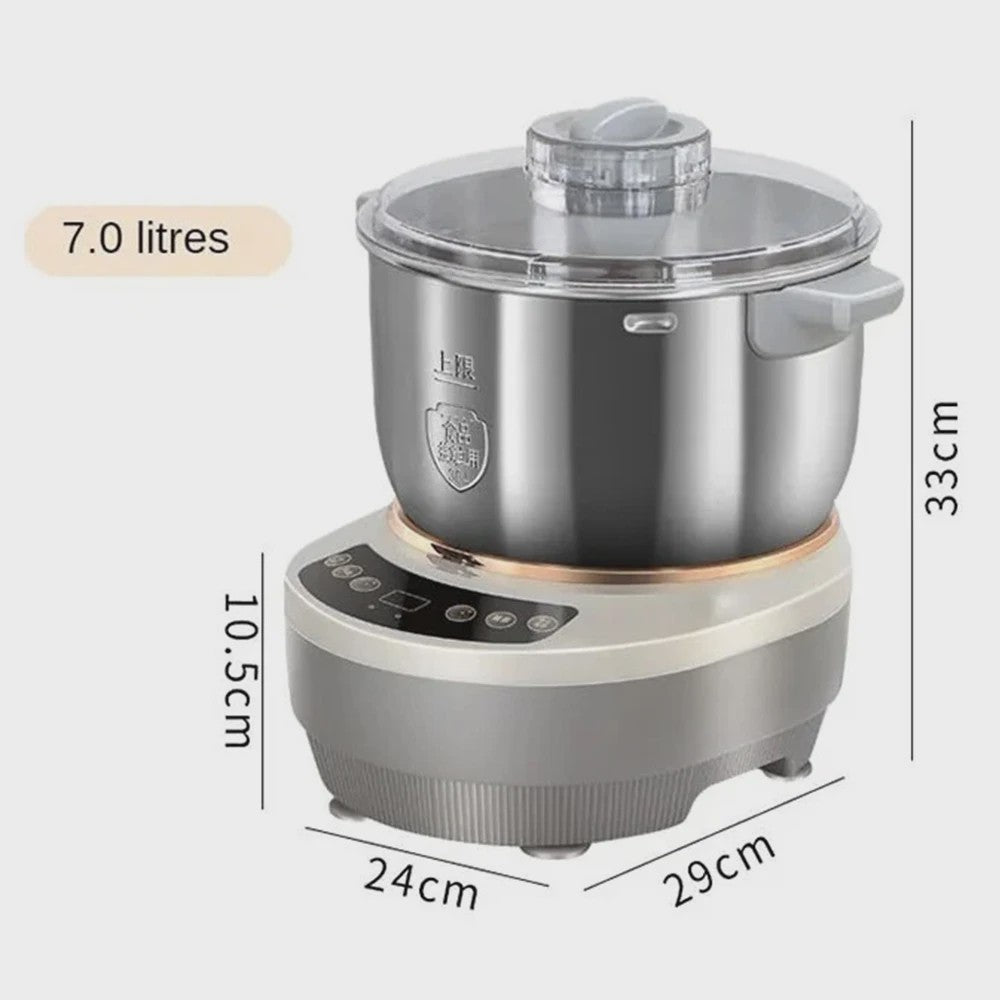 Professionele Deegmenger & Rijsmachine met Fermentatie - 5L/7L Roestvrij Staal