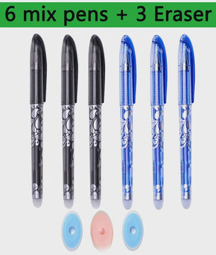 Set van 25 Kawaii Uitwisbare Gelpennen - Vloeiend Schrijven en Wissen voor School & Kantoor
