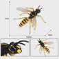 Realistische Bijen Decoratie Set - Levensechte Insect Figuurtjes voor Huis en Bureau