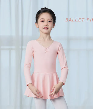 Schattige Ballet Leotard Jurk met Tutu voor Meisjes - Kortmouw Danskleding