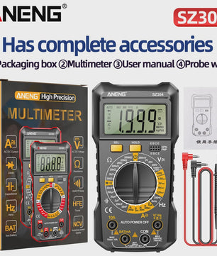 ANENG SZ304 Digitale Multimeter: Hoge Precisie AC/DC Spanning, Stroom, Weerstand & NCV Tester