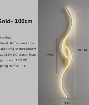 Moderne LED Wandlamp - Minimalistisch Design voor Slaapkamer, Woonkamer & Bedside